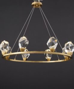 Alternative view of Round Polygonal Multi-Headed Chandelier