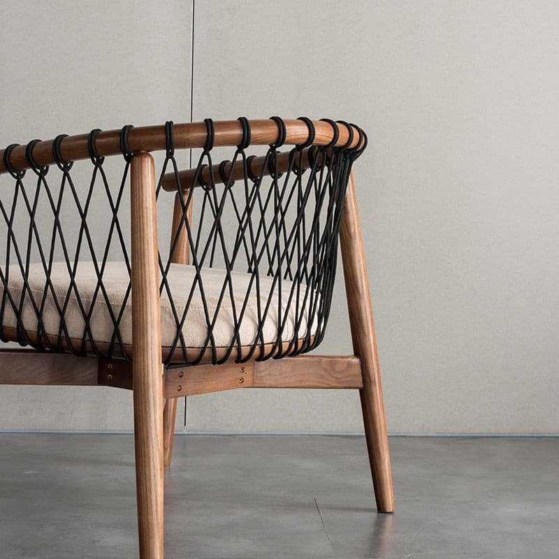 Solid wood lounge chair - Image 4