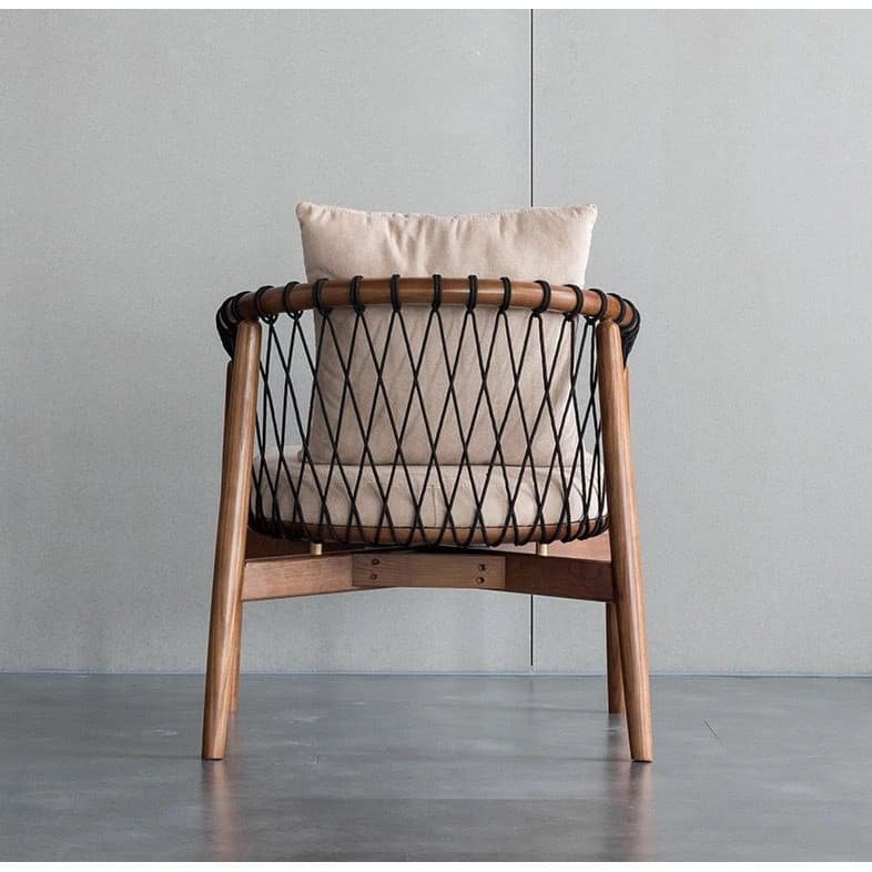 Solid wood lounge chair - Image 3