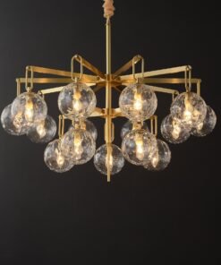 Alternative view of 15-Lights Glass Ball Chandelier