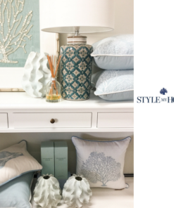 Alternative view of Coral Motif Iii Pale Blue