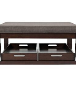 Twin Cities Upholstered Top Coffee Table