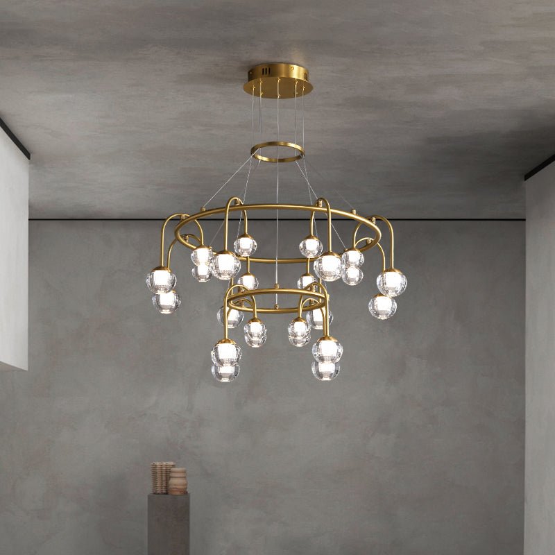 Creative brass ball chandelier - Image 10