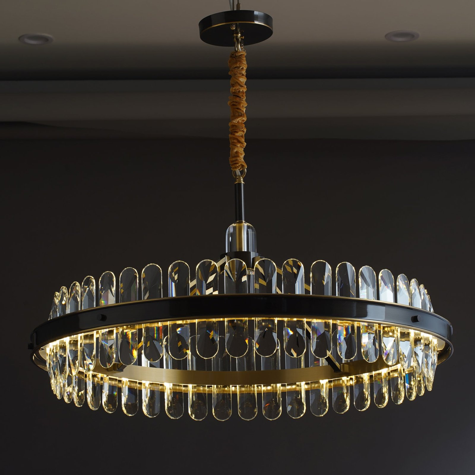 Creative crystal ring chandelier - Image 5