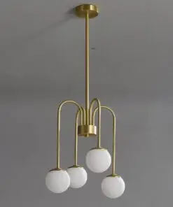 4-Lights Ball Chandelier