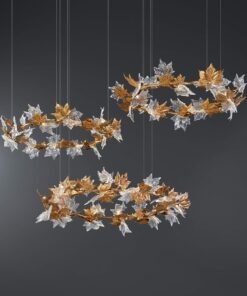 Golden maple leaf whole house lamp series