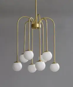 8-Lights Ball Chandelier