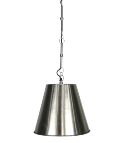 Kaia Brushed Nickel Metal Pendant
