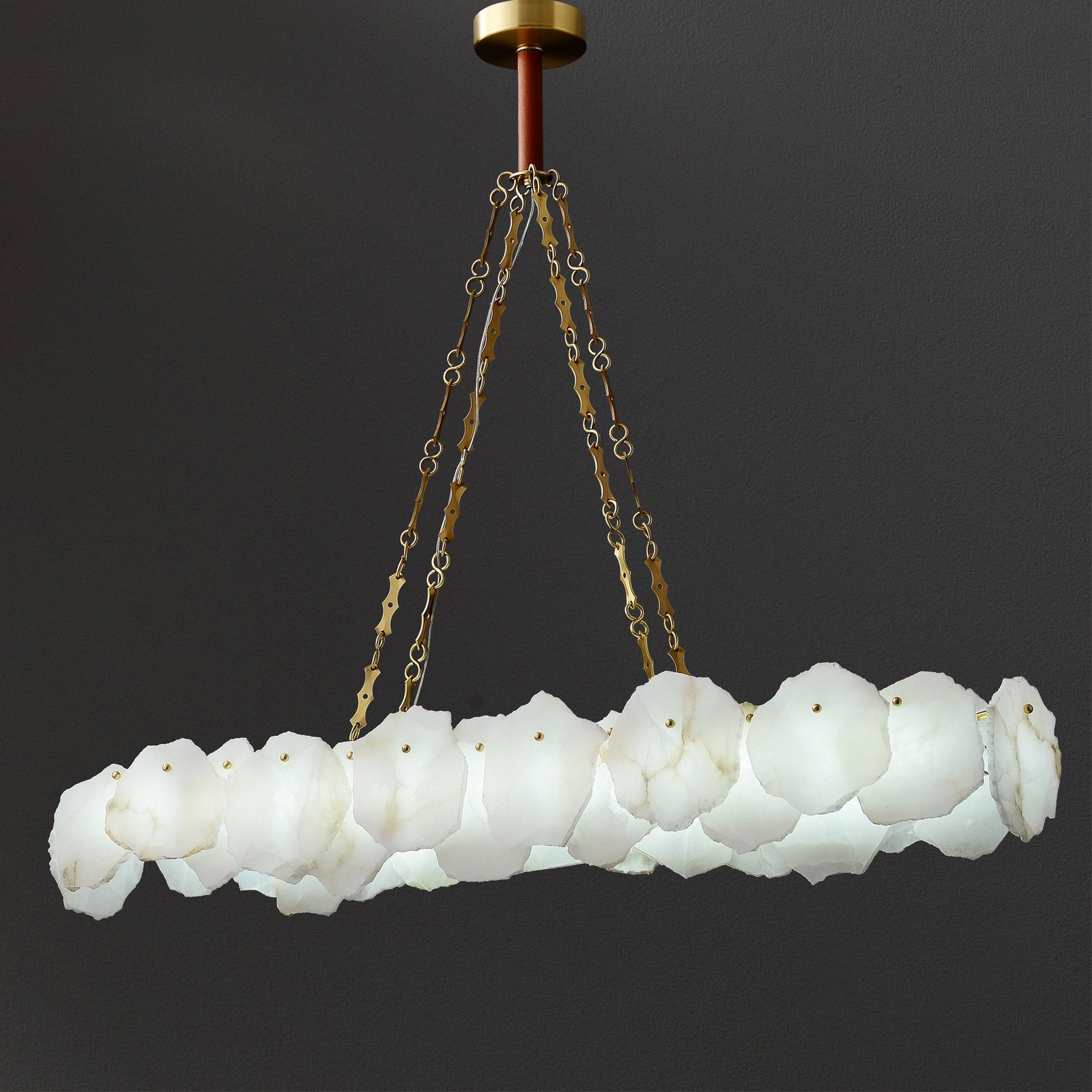 Marble Snowflake Chandelier