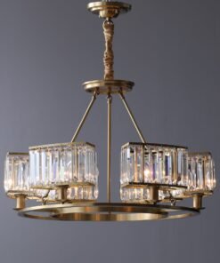 Alternative view of Modern Copper Postmodern Luxury Round Chandelier