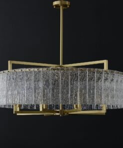 Blown Glass Round Chandelier