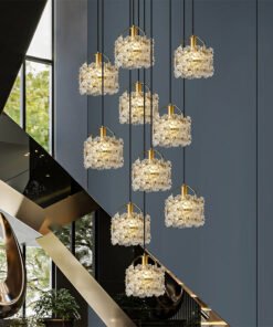 Alternative view of 23 Lights Prosperous blooming chandelier