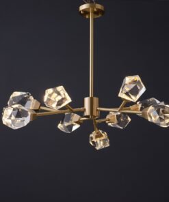 Polygonal Multi-Headed Chandelier