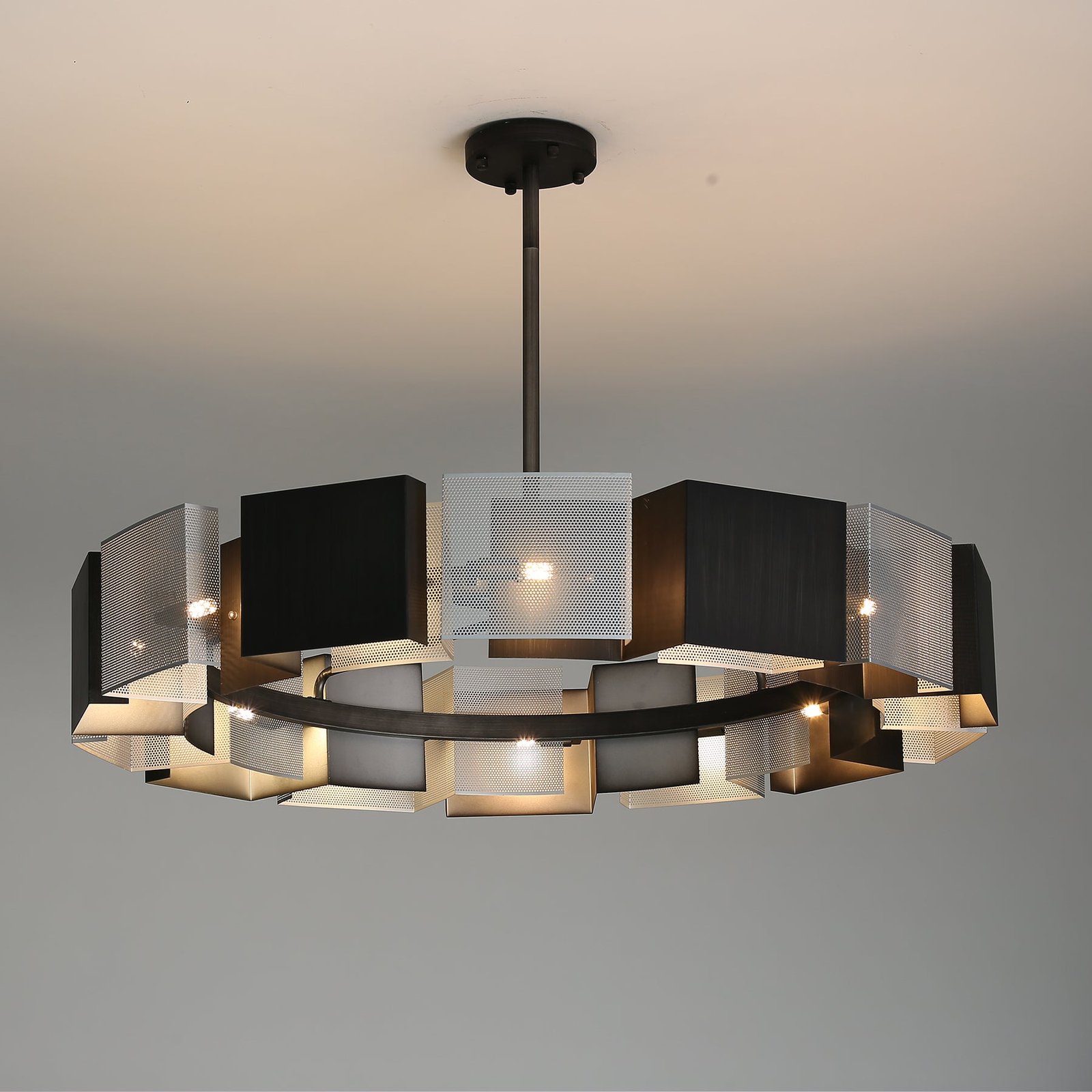 Classic Black ink round chandelier - Image 5