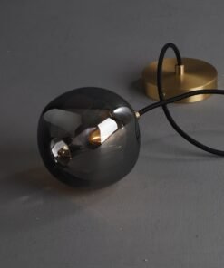 Alternative view of Modern black apple pendant lighting