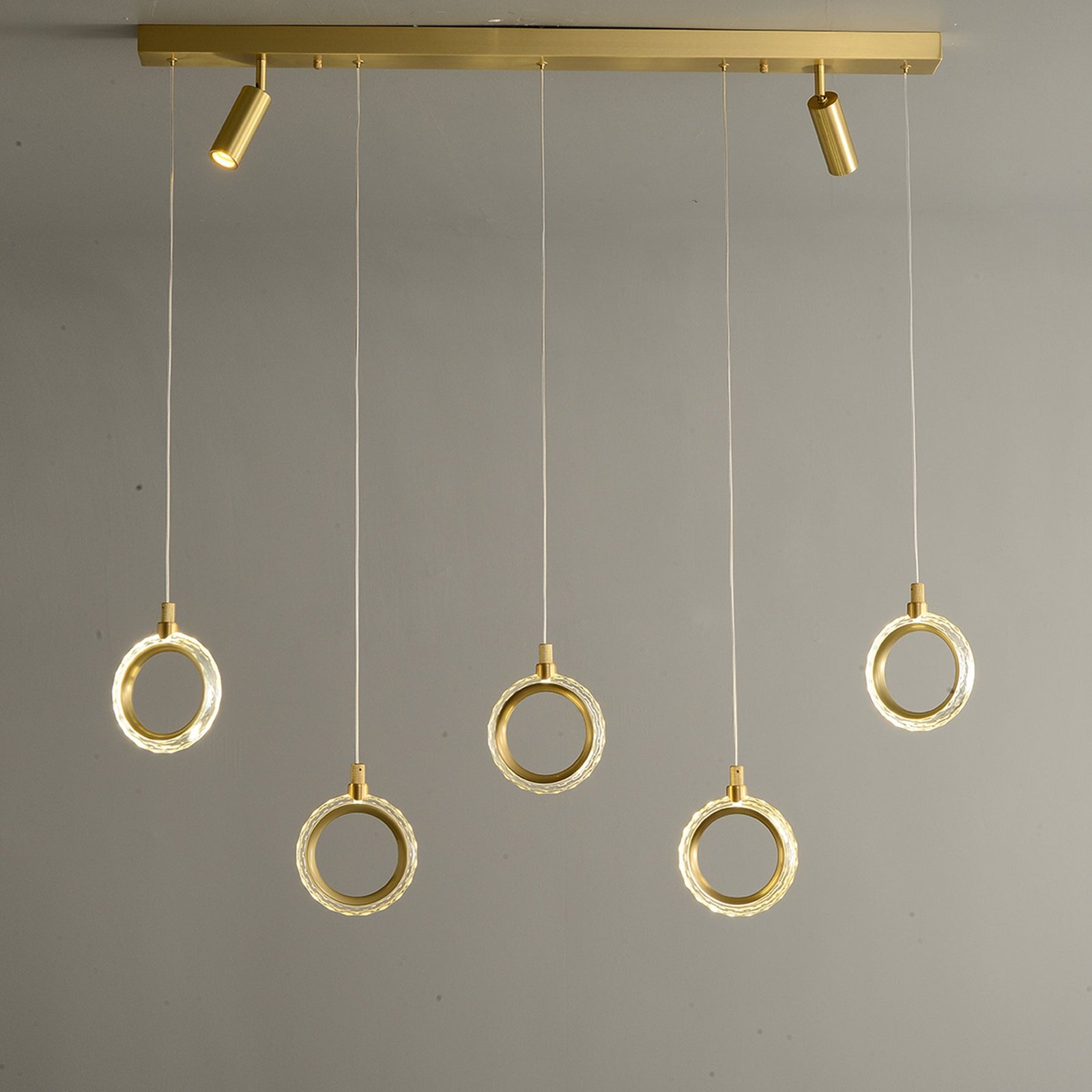 Creative rectangle ring chandelier - Image 6