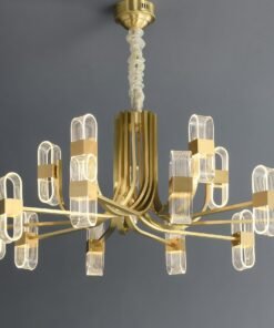 Alternative view of Gold Line Double Layer Mordern style Chandelier