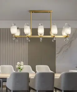 10 Lights Lily pendant glass chandelier