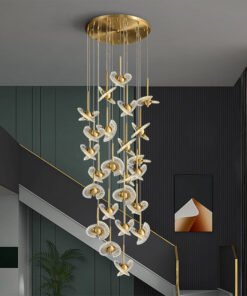 24 Lights Spinning top chandelier