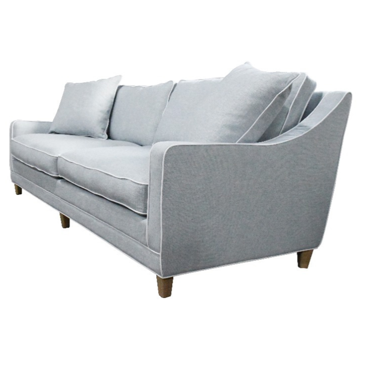 Martha 3 Seater Linen Lounge - Image 18