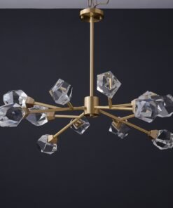 Polygonal Multi-Headed Chandelier
