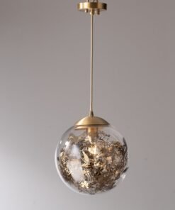 Transparent Ball Gold Chandelier