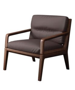 Solid wood lounge chair