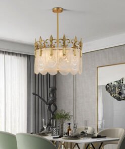 Alternative view of Transparent Crown Glass Chandelier
