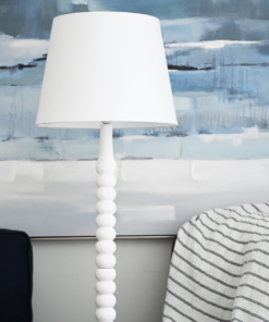 Alternative view of Bobbin White Timber Floor Lamp