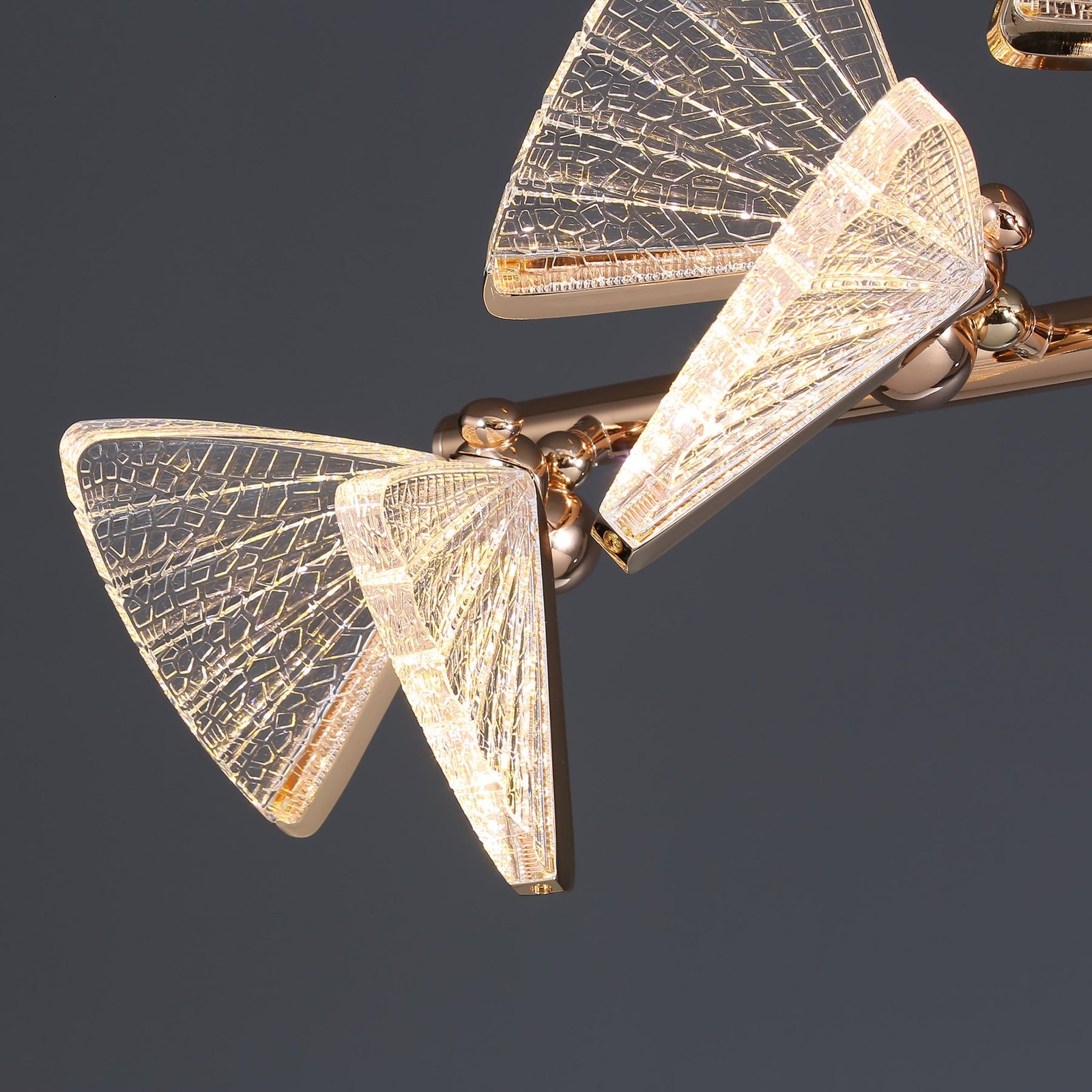 Acrylic Butterfly Long Chandelier - Image 5