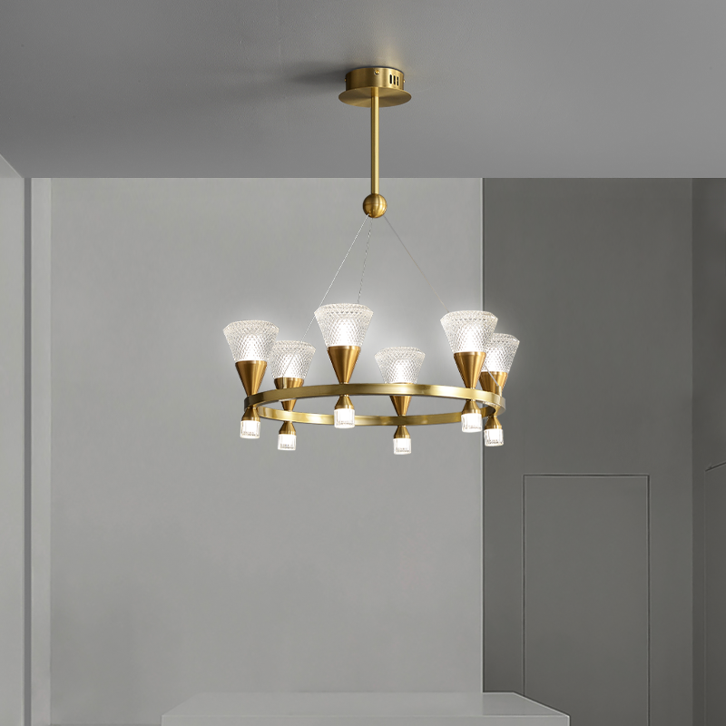 Modern creative ring chandelier - Image 3