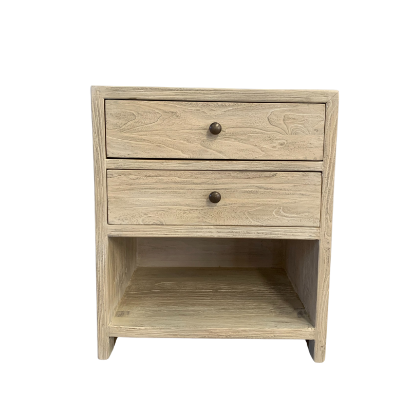 Hudson Medium Elm Bedside Table