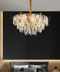 Alternative view of Modern Chandelier Round Clear K9 Crystal Chandelier