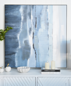 Alternative view of Lavender Bay Canvas In Antique Silver Frame