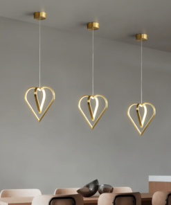 Creative heart chandelier
