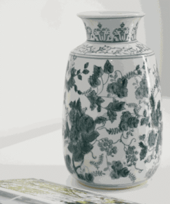 Floral' Handpainted Vase