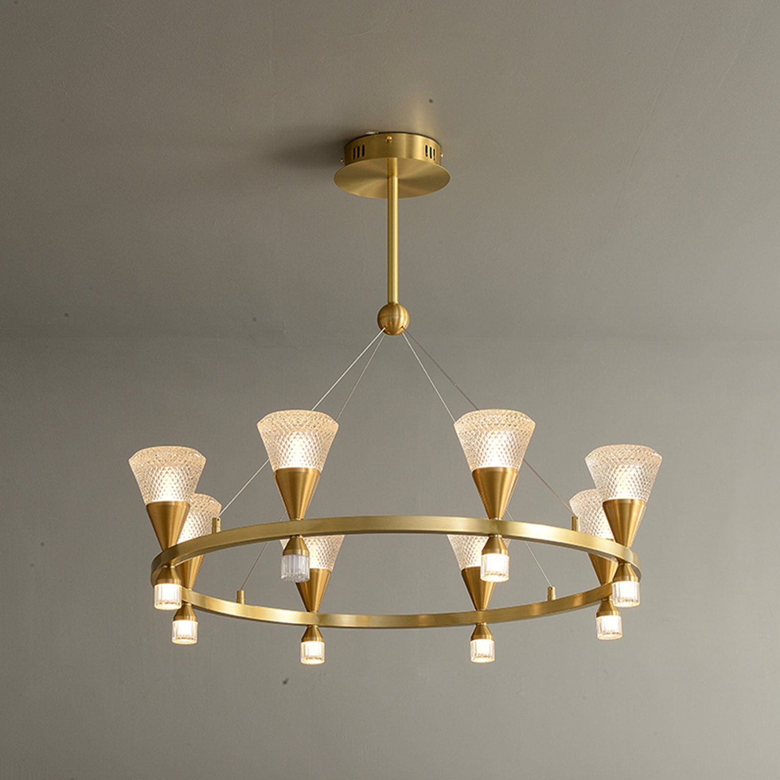 Modern creative ring chandelier - Image 6