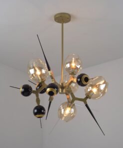 Alternative view of 5 Lights Creative Firework Ball Chandelier