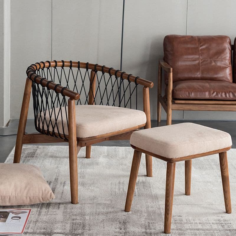 Solid wood lounge chair - Image 2