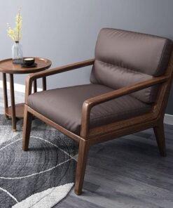 Alternative view of Solid wood lounge chair
