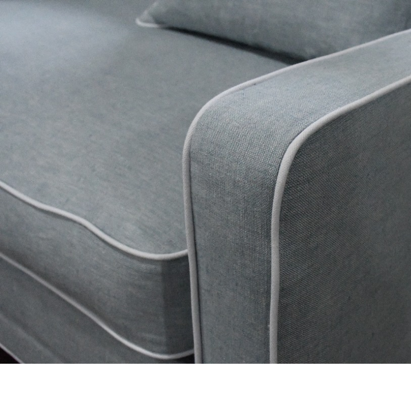 Martha 3 Seater Linen Lounge - Image 21