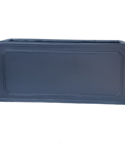 Sorrento' Black Rectangle  Fibre Clay Planter Box