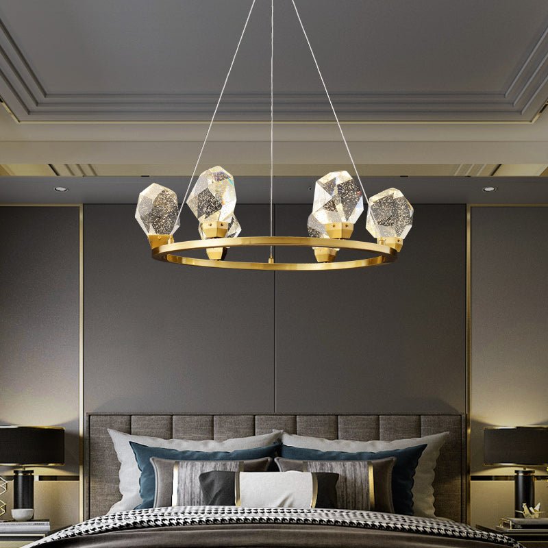 Round Polygonal Multi-Headed Chandelier - Image 4