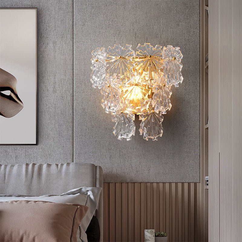 Snow glass Wall Sconce - Image 3