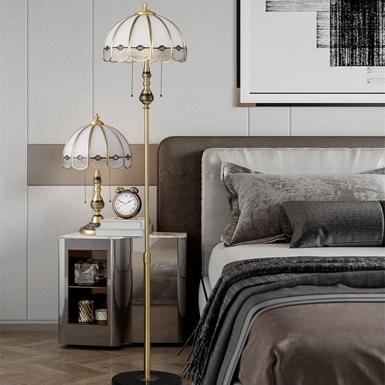 Single dome bedside floor lamp - Image 7