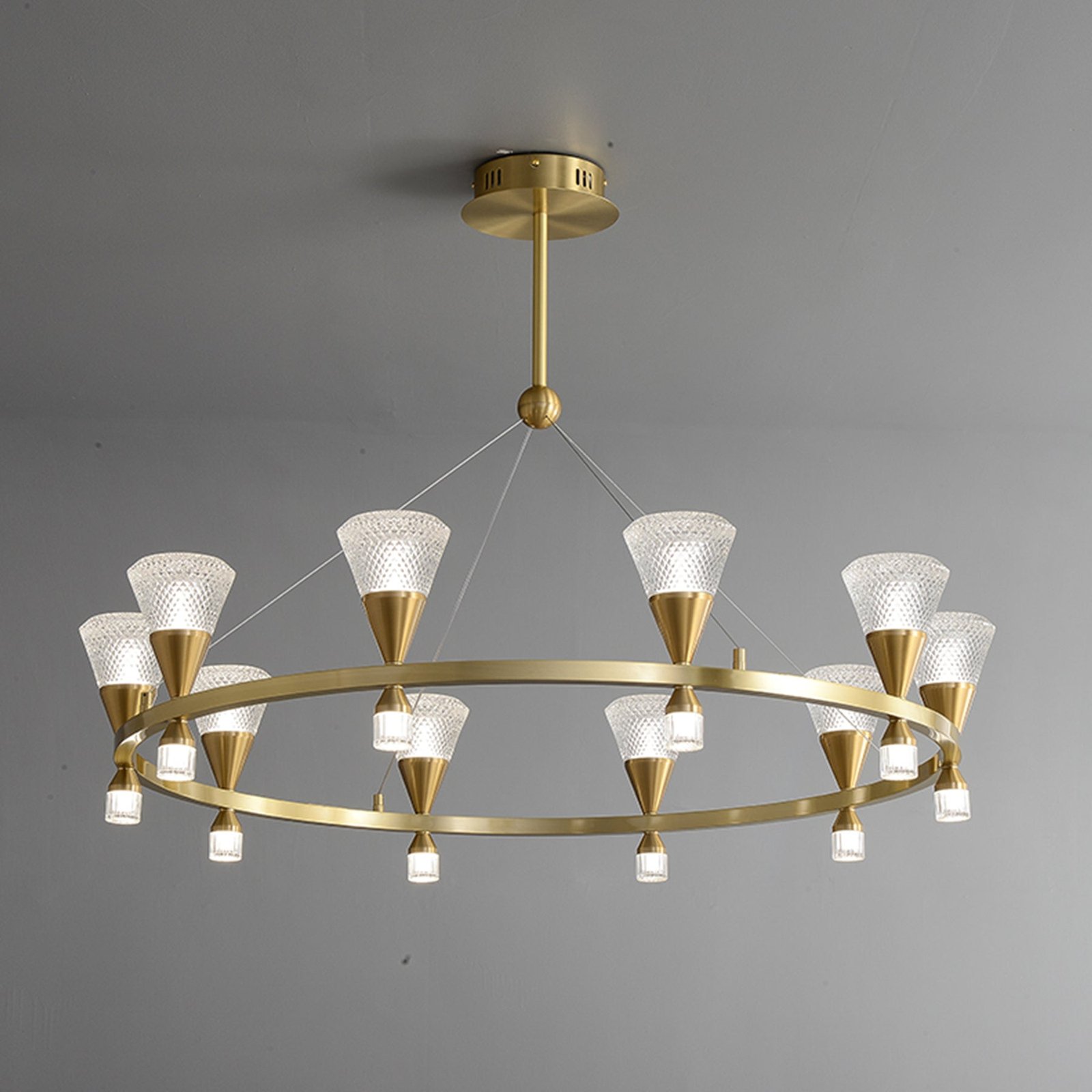 Modern creative ring chandelier - Image 8