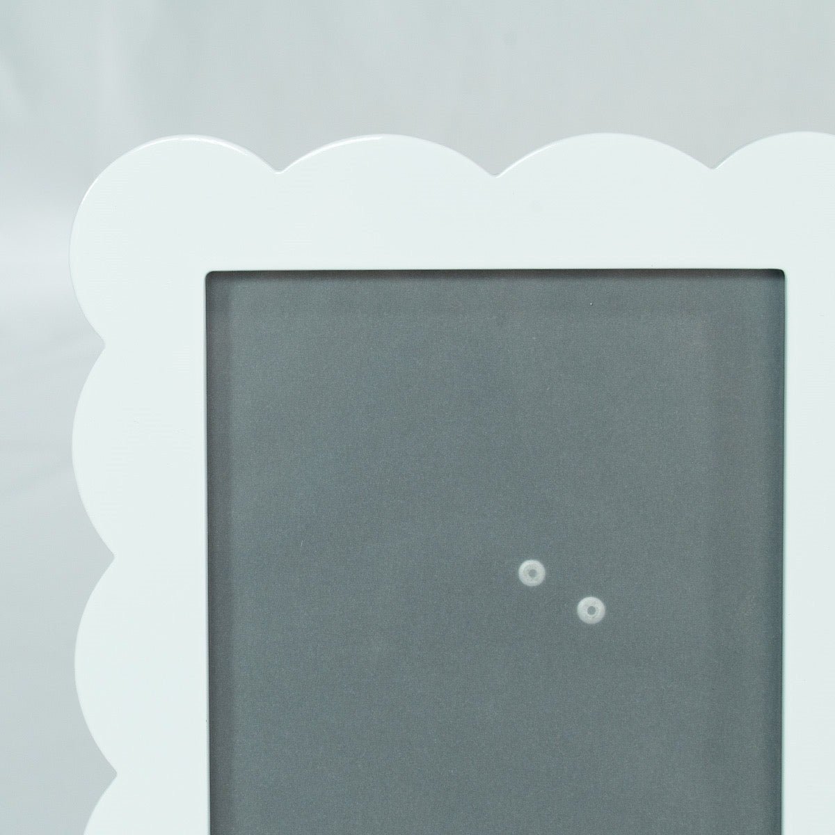 Scallop White Photo Frame- 2 sizes available - Image 7