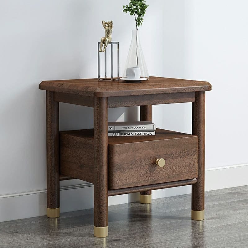 Solid wood bedside cabinet - Image 2