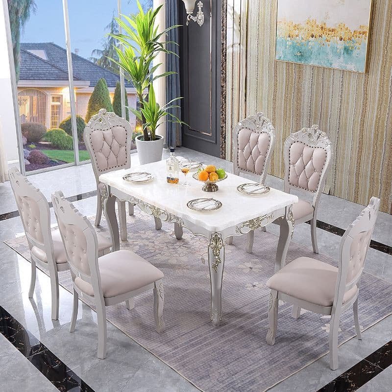 Marble dining table - Image 7