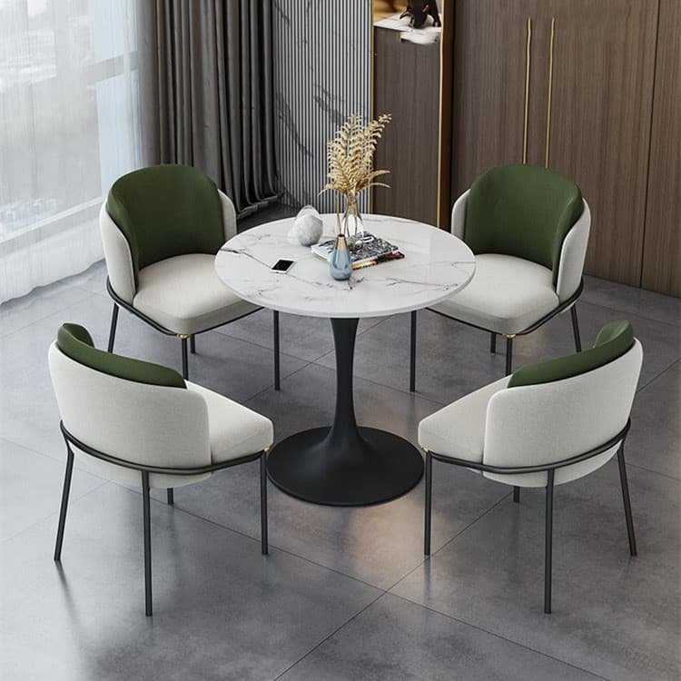 Round marble dining table - Image 3